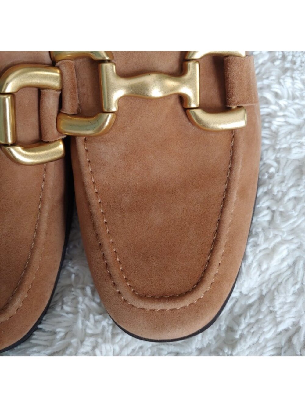 Nine West Lilma Loafer Horsebit Preppy Old Money Staple Suede Office Shoe 11 - Picture 10 of 14